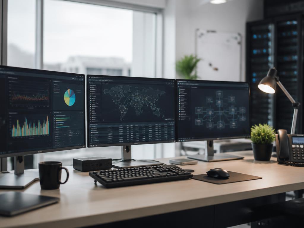 Mayer Networks technician supporting workstations and servers for a Southern Illinois client
