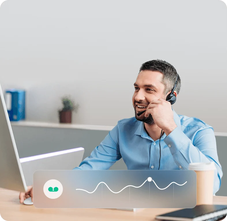 Official Yeastar screenshot: a Linkus conference call started from the desktop and mobile clients.